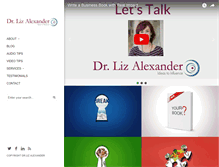 Tablet Screenshot of drlizalexander.com